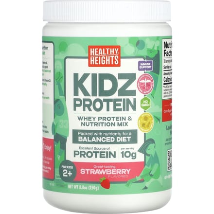 Kidz Protein, Voor Kinderen Vanaf 2 Jaar, Aardbeiensmaak, 250G (8.8oz)