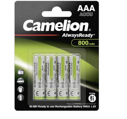 Camelion Always Ready – AAA – 4 stuks