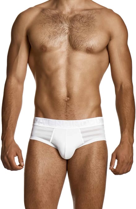 MODUS VIVENDI Athletic Classic Brief White - MAAT M - Heren Ondergoed - Slip voor Man - Mannen Brief