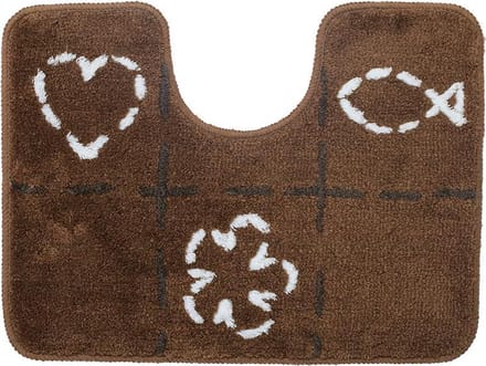 Sealskin Tack Toiletmat 45x60 cm - Acryl - Bruin
