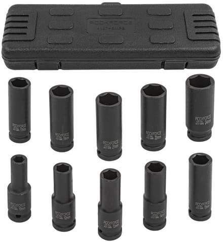 Rockforce RF-4107-5MPB - Dopsleutelset - Lang - 10-24mm - 1/2 inch