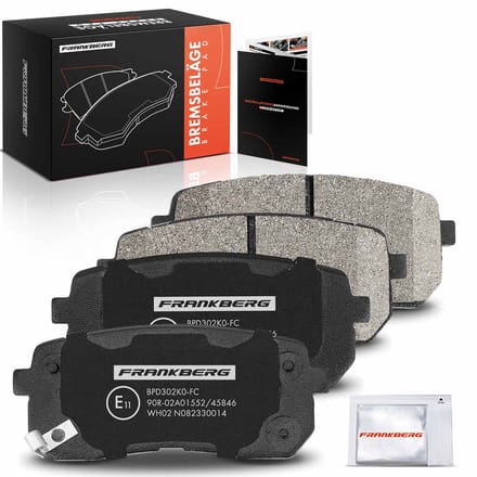 Frankberg 4x Remblokken Achteras voor Hyundai