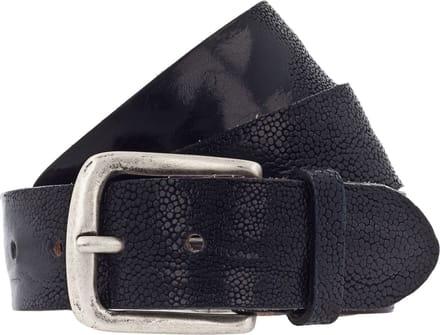 Vanzetti Leren Riem 40mm Leather Belt W105 Marine Blauw