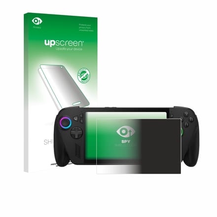 upscreen - privacy screenprotector voor ASUS ROG Xbox Ally X - Folie Beschermfolie Blauwlichtfilter