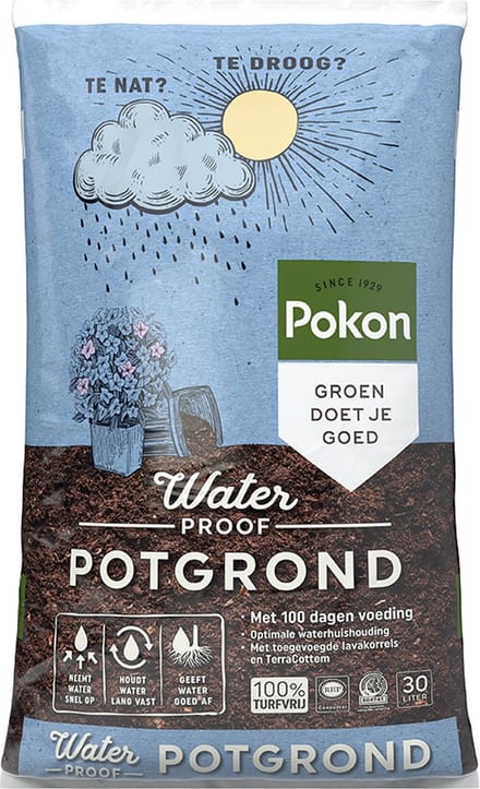 Pokon Waterproof Potgrond - Universeel Potgrond - voor buiten - 30L
