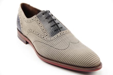 Floris van Bommel Veterschoenen beige