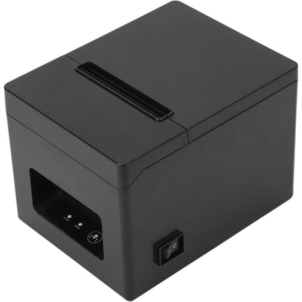 USB Thermische Printer met Automatische Snijder 80mm POS Bonnenprinter voor Restaurant Winkelcentrum gray