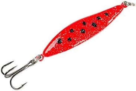 Zeeforelknipperlicht - Vis Aas - Kustvissen - Opvallende S-vorm - 24g 75mm - Rood