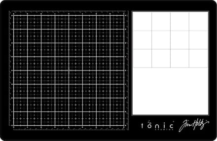 Tonic Studios - Travel glass media mat - Rechtshandig - 40x26cm