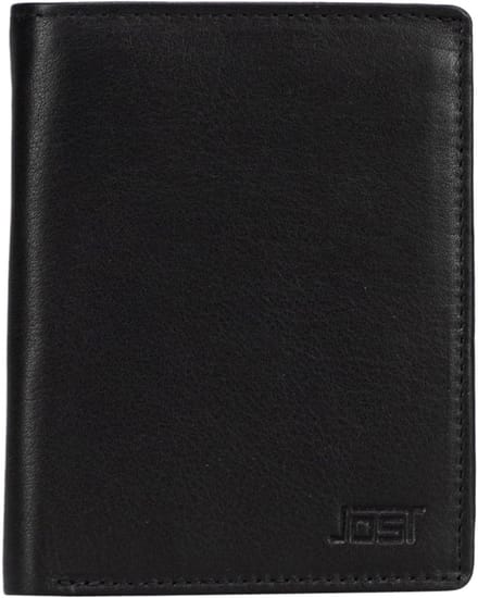 JOST Leren portemonnee Odense Wallet Black zwart