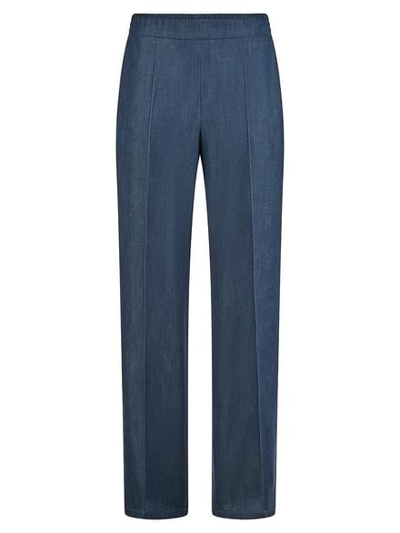Wide Fit-broek Van Peter Hahn denim