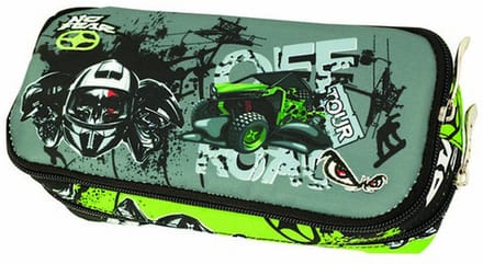 No Fear Etui Off Road Junior 23 X 10 X 6 Cm Textiel Groen