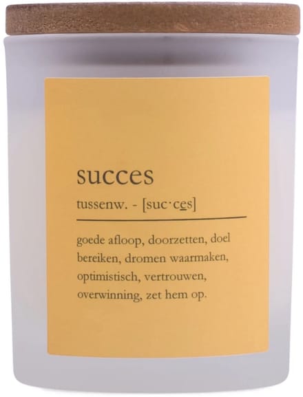 Bon Sens - Geurkaars "Succes" - Sandelhout & Musk