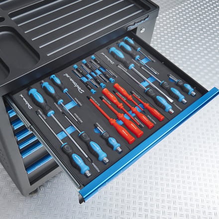 Datona® 6-delige kruiskopschroevendraaier set in Pro softmodule - PH0 tot PH3