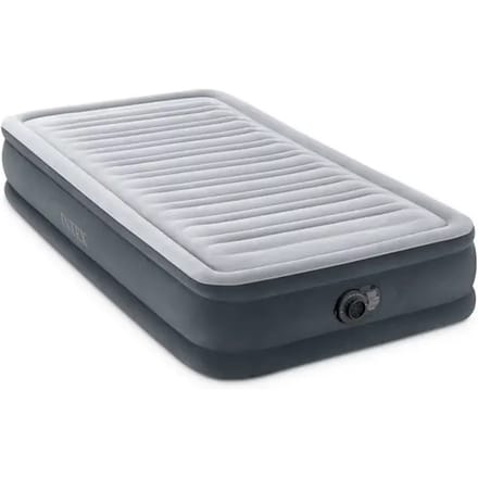 Intex Comfort Plush Mid-Rise Eenpersoons Luchtbed Met Ingebouwde Motorpomp 99×191×33 cm