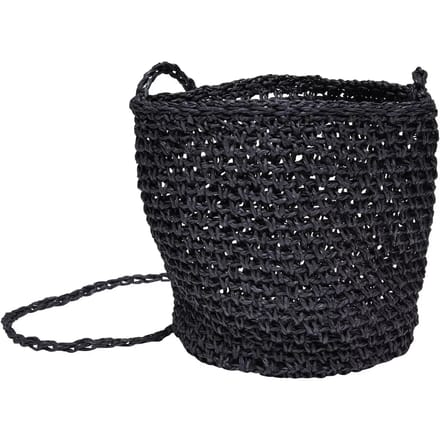 Urban Classics - Mini Nature Bast Crossbody tas - Zwart