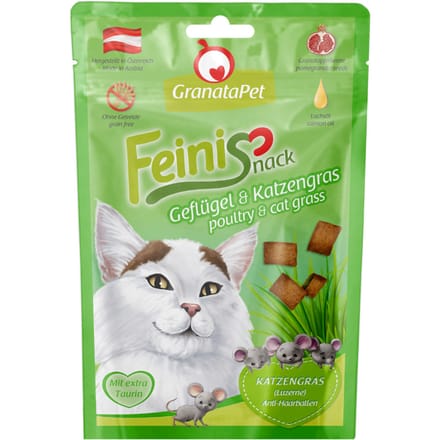 50g Feinis Gevogelte & Kattengras Granatapet Kattensnacks