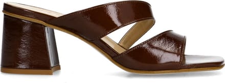 Sacha - Dames - Bruine sandalen met blokhak - Maat 36