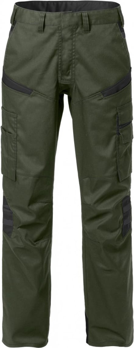 Fristads Broek Dames 2554 Stfp - Legergroen/zwart - 40