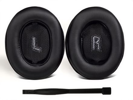 Set Oorkussens voor JBL Koptelefoon - E55BT Oorkussen - E55BT - Kunstleer met Traagschuim