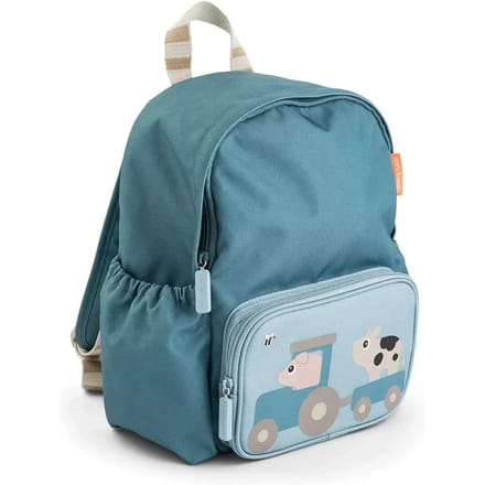 Done By Deer kinderrugzak Tiny Farm blue Blue unisex