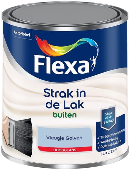 Flexa - Strak In De Lak Buitenlak Hoogglans - Vleugje Golven - Mengverf - 1 L