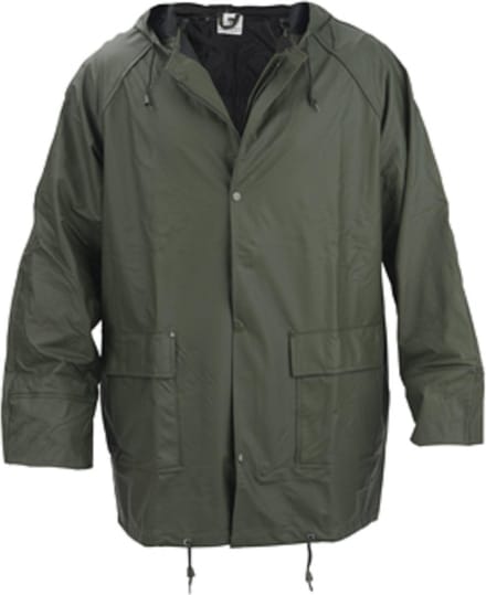 Regenjas SafeWorker Palau pu-flex, groen, maat L