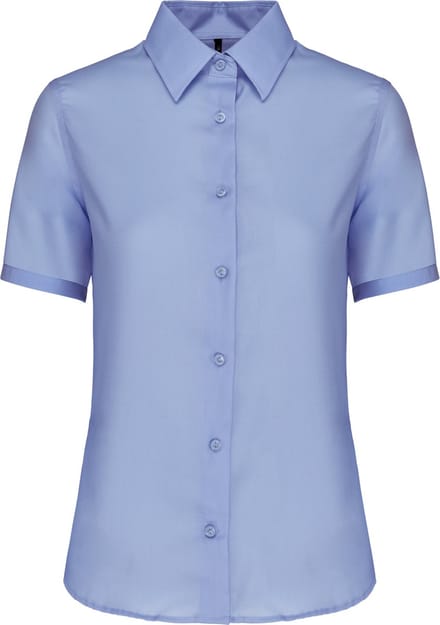 Kariban Dames non-iron blouse korte mouwen K540 - Bright Sky - S