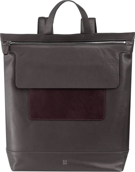 DuDu Oslo Dagrugzak Leder 39 cm - anthracite