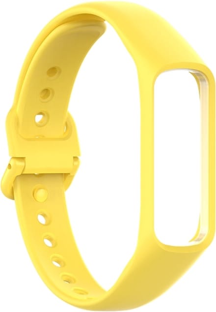 Siliconen bandje - geschikt voor Samsung Galaxy Fit 2 - geel