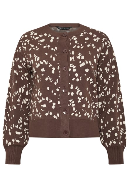 Limited Collection Bruin Vest Met Hertenprint Size 46-48