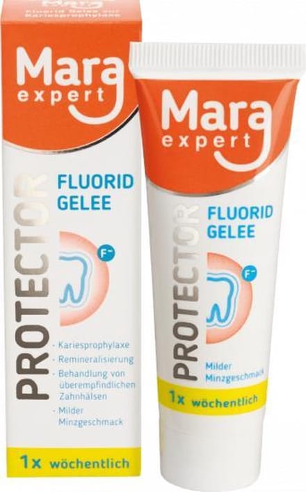 Mara Expert Fluoride Gel - 1,23% fluoride - tandglazuur - 25 ml