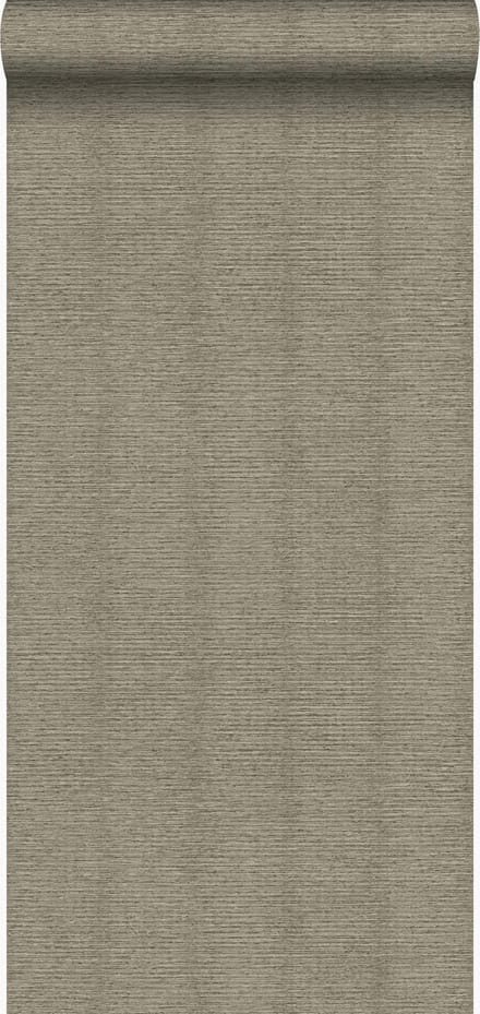 Origin Wallcoverings behang linnenstructuur lichtbruin - 53 cm x 10.05 m - 347378