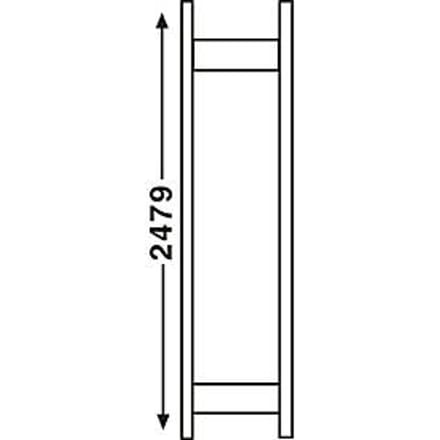 Stellingsysteem R 3000, frame, H 2490 x D 300 mm