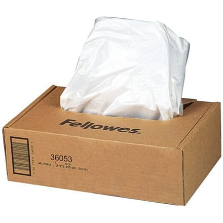 Papiervernietigerzak Fellowes 34 liter 100 stuks