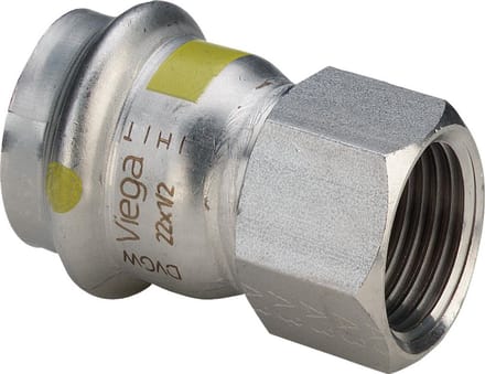 Viega 486945 Sanpress Inox G Overgangsstuk RVS – Model 0212 – 54 mm x Rp 2