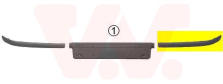 Van Wezel - BUMPERLIJST VOOR BMW 3 E46 1997-2001 51118195289