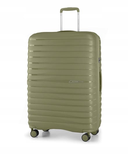 Puccini Grote Olijfgroene Koffer 76cm TSA-sleuf 88L