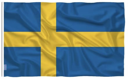 Zweedse vlag - Vlag van Zweden - Den blågula - 150/90CM - Polyester - WK - EK - Flag - CHPN