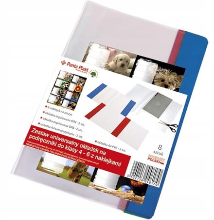 Boek beschermhoezen 4-6 klas met stickers Panta Plast