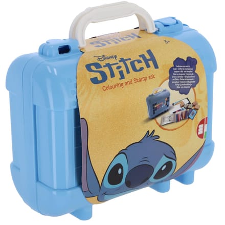 Stitch - Kleuren Stempel Kofferset - 10 stempels - inclusief inktpads
