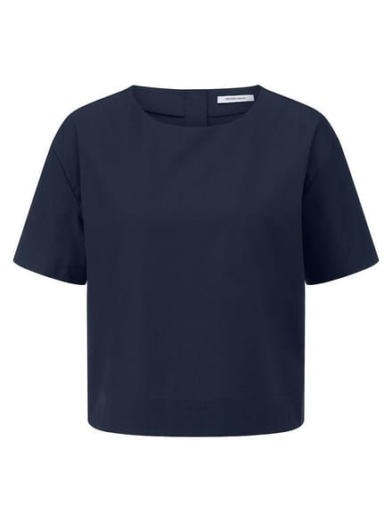Blouse Van Peter Hahn blauw