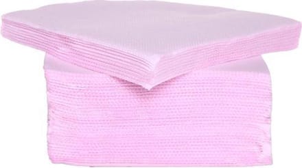 Cosy&Trendy For Professionals Servet - 25 cm - Papier - Roze - Set-40