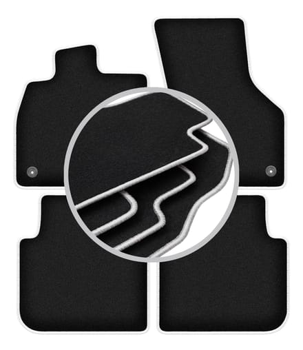CARLUX-SILVER automatten voor: Seat Tarraco crossover (2018-)