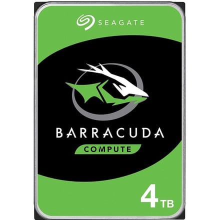 SEAGATE - Disque dur Interne HDD - BarraCuda - 4To - 5 400 tr/min - 3.5
