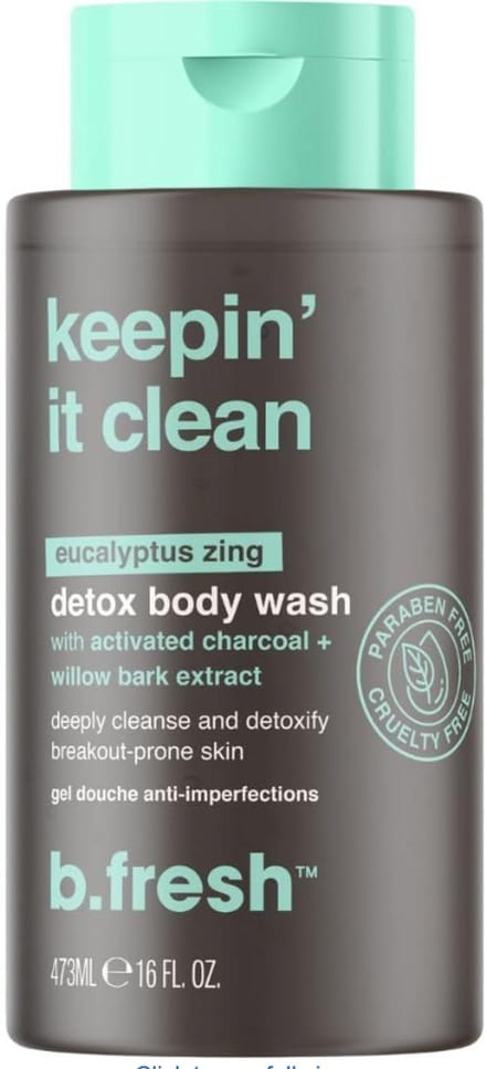 B.Fresh Keepin It Clean Detox Body Wash - 473ml