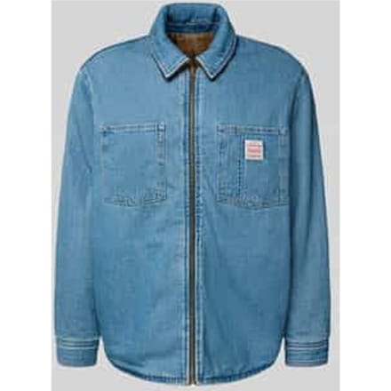 Keerbaar jeansjack met ritssluiting