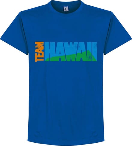 Team Hawaii T-Shirt - Blauw - S