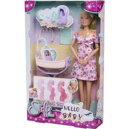 Simba - Steffi Love - Hello Baby - Zwangere mama - Groeiende buik - Pop - Vanaf 3 jaar
