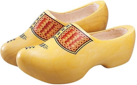 VV Houten Klomp Geel | Gevavi | Maat 24,5 cm